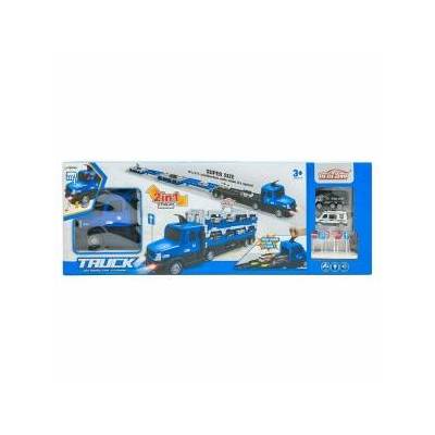 Police / Car track with launcher 211cm 2-in-1 Y101771