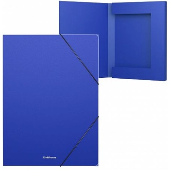 ПАПКА pvc С ЛАСТИК А4 ГРЪБ 3СМ erich krause СИН