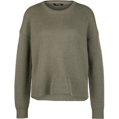 Stoic Дамски вълнен пуловер Stoic Women's Heavy MerinoKnit MMXX. Rutvik Sweater Merino jumper - Olive Green - размер 3XL (105-5553-0817)