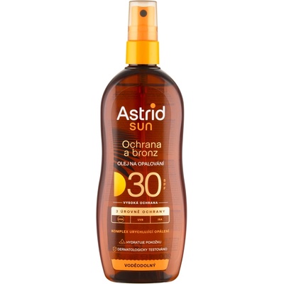 Sarantis Опалово масло Astrid Sun 200ml OF30