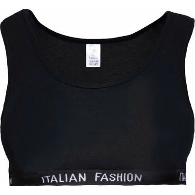 Italian Fashion dievčenský podprsenkový top Nikola čierna
