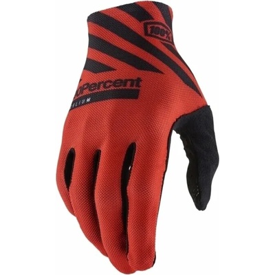 100% Celium Gloves Racer Red S Велосипед-Ръкавици