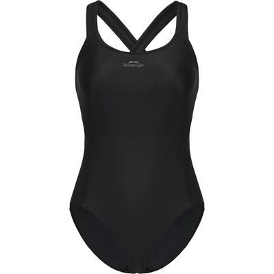 Slazenger Дамски бански костюм Slazenger LYCRA® XTRA LIFE X Back Swimsuit Ladies - Black