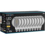 Mexen Vintis 10x LED нажежаема лампа с нажежаема нишка E27, G125, 6W, Топла - 2700K, 510 lm, (L158-E27-0627-70x10)