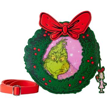 Loungefly Чанта Loungefly Books: Dr. Seuss - Santa Grinch and Max (087137)