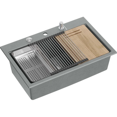 Quadron Marc 110 Workstation Grey Metallic Zlaty
