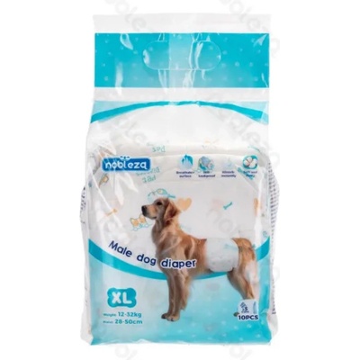 Nobleza Plienky okolo pásu pre psov XL 12-32 kg 10 ks