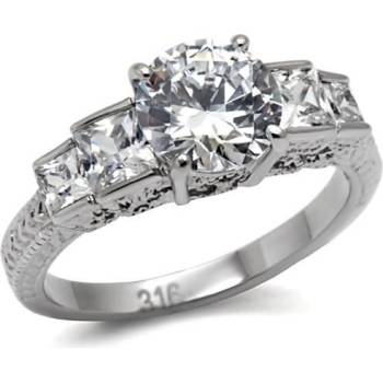 Šperky4U ocelový prsten se zirkony AL-0006