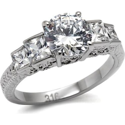 Šperky4U ocelový prsten se zirkony AL-0006