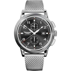 Aviator Мъжки часовник Aviator Douglas Chronograph V. 2.45. 0.405. 5 (V.2.45.0.405.5) Часовници
