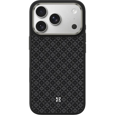 Benks Удароустойчив кевларен кейс с MagSafe за iPhone 17 Pro - Benks Magnetic Armor Pro ArmorGrid Kevlar Case Metal Frame Case 600D (черен) (Y069)