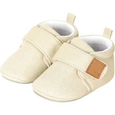 Mikk-Line detské papučky capáčiky kožené Warm Taupe