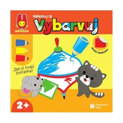 Jak si hrají zvířátka? nalepuj a vybarvuj