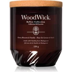 WoodWick Cherry Blossom & Vanilla ароматна свещ с дървен фитил 184 гр
