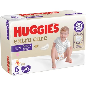 Huggies Пелени гащи Huggies Extra Care - Размер 6, 15-25 kg, 30 броя (5029053549385)
