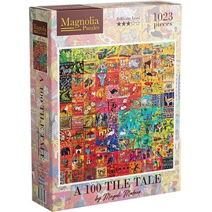 Magnolia Пъзел Magnolia от 1023 части - Пъстроцветен колаж (4101)