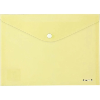 Папка джоб с копче A5 Axent Pastelini Жълт (A5)