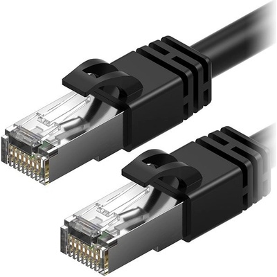 AlzaPower APW-CBP7S0100B Patch CAT7 S/FTP, 10m, černý