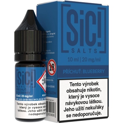 Sic! Salts Blueberry 10 ml 10 mg