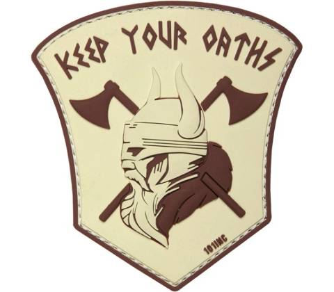 101 INC Patch Keep Your Oaths 3D - desert