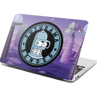 Sablio Samolepka na notebook Futurama Bender Planeta s vysílači - 38x26 cm