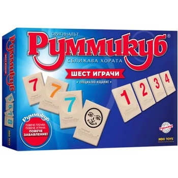MBG Toys Настолна игра MBG Toys - Руммикуб - шест играчи (специално издание) (L4606)