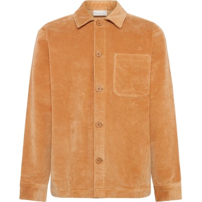 KnowledgeCotton Apparel Мъжка риза с копчета KnowledgeCotton Apparel Stretched 8-Wales Corduroy Shirt - Apple Cinnamon (033-2934-0112)
