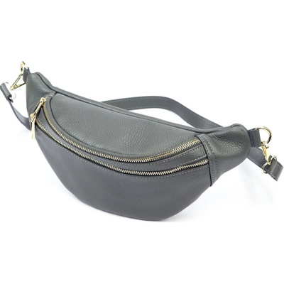 Luka kožená kabelka KZ55133 sivá