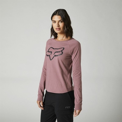 FOX tričko Boundary Ls Top Plum Perfect 352