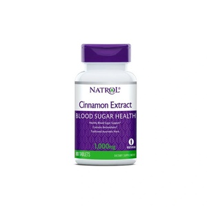 Natrol Екстракт от Канела 1000mg - Антиоксидант, 80 таблетки (1523-2965)