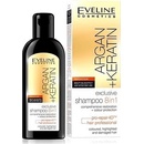 Šampony Eveline Cosmetics Argan + Keratin Exkluzivní šampon 8v1 150 ml
