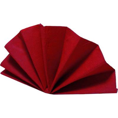 DekoStar Ubrousky bordové 38x38cm 50ks