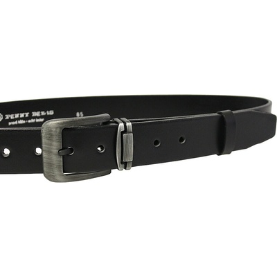 Penny Belts pánský kožený opasek 507-60 černý