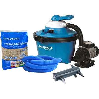 MARIMEX 19900007 ProStar 4 + písek + UV lampa + hadice