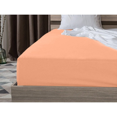 Textilomanie jersey prostěradlo Exclusive meruňkové 90x200