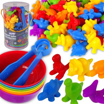 Woopie toys Triedenie farieb Dinosaury