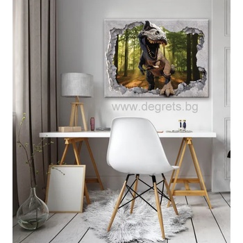 Image 1 of Картина Канава Динозавър 3d