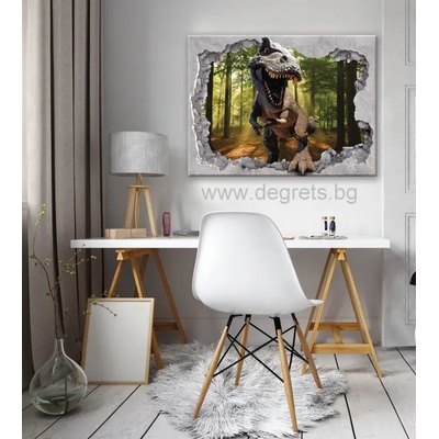 Картина Канава Динозавър 3d