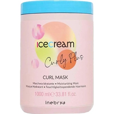 Hydratační maska pro kudrnaté a vlnité vlasy Ice Cream Curly Plus (Curl Mask) 1000 ml