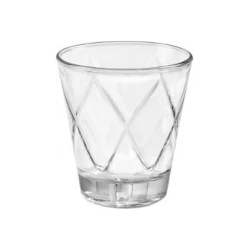 Image 1 of Cristar Стъклена чаша за алкохол / аператив ниска 358мл 9, 3xh10см "LINEAS ROCKS" (0708AL24) - Cristar (0112229)