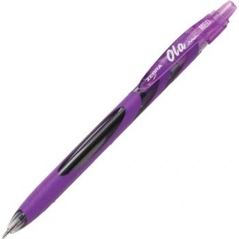 Zebra Zebra Химикалка Ola, 1.0 mm, гумирана, лилава (1005120762)