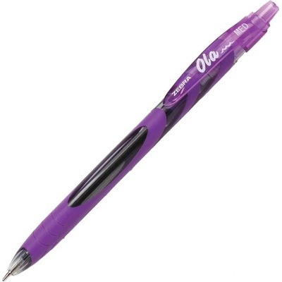Zebra Zebra Химикалка Ola, 1.0 mm, гумирана, лилава (1005120762)