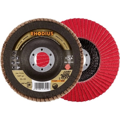Rhodius Vejárovitý brúsny kotúč 125 x 22.23 mm 211313 5 ks