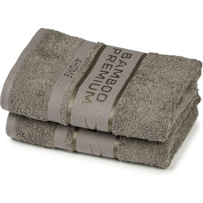 4Home Bamboo Premium uterák sivá 50 x 100 cm sada 2 ks