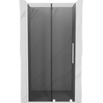 Mexen Velar плъзгащи се душ врати 90 см, графит, бяло - 871-090-000-41-20 (871-090-000-41-20)