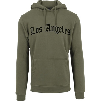 Mister Tee Los Angeles Wording Hoody olive XSUB-MT2561-00176 - Бял, размер XS