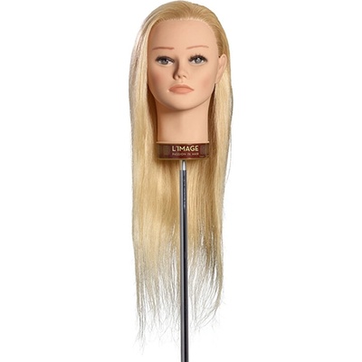 L´image Cvičná hlava platinová blond Limage Perrine 50 cm