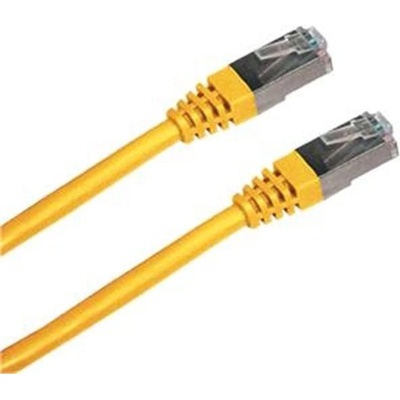 Datacom H6GLG02K0Y patch, S / FTP, Cat6, 2x RJ45, 2m, žlutý