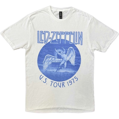 Led Zeppelin Tour '75 Blue Wash White XL Риза (LZTS32MW04)
