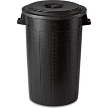 StefanPlast Odpadkový kôš Drum 120 l, čierny